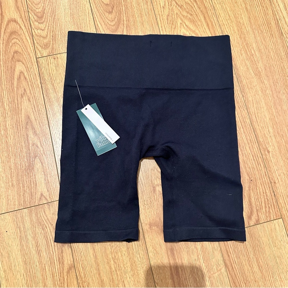 Women's Black High-Waisted work out Shorts. Size small. Super stretchy! Target.